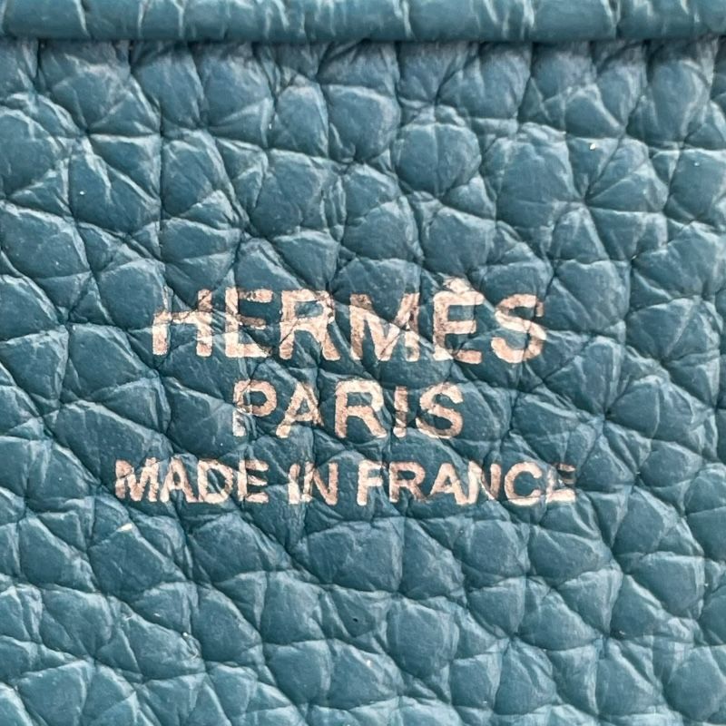 HERMES Evelyne III GM Cobalt Togo Leather Shoulder Bag