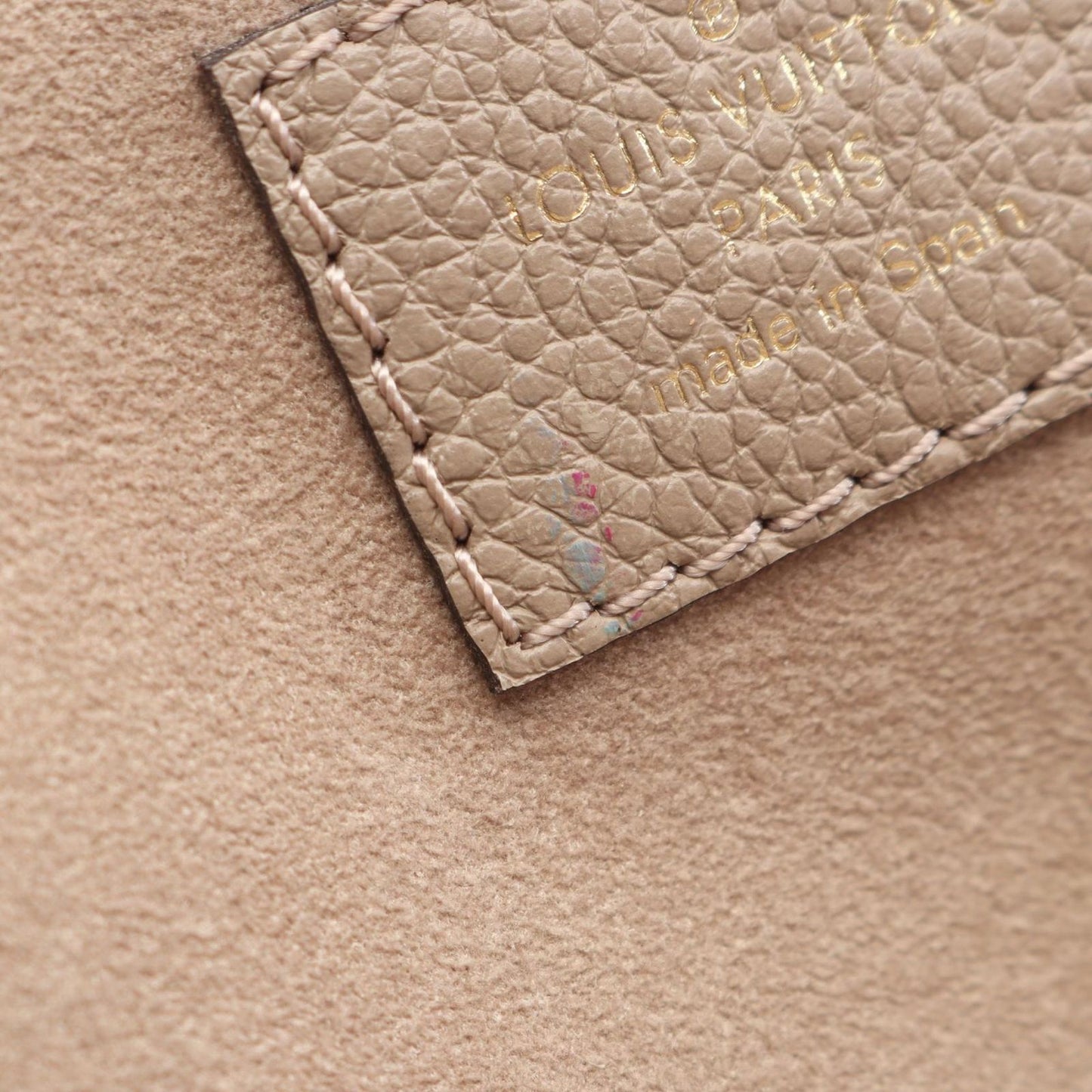 Louis Vuitton Petit Palais PM Monogram Empreinte Handbag - Cream