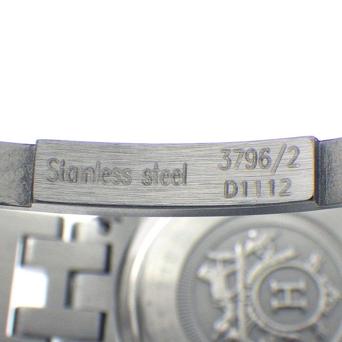 HERMES Clipper CL4.210 Pink Shell Dial Quartz Watch