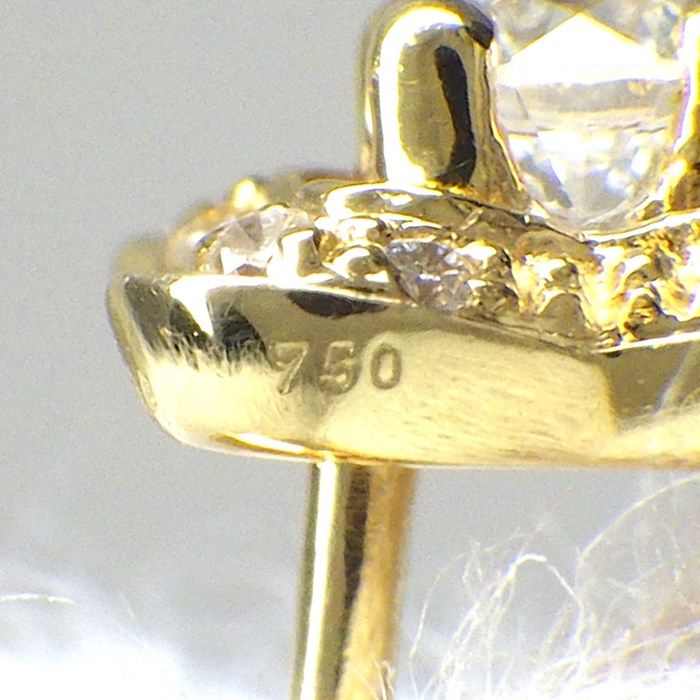 MAUBOUSSIN Chance of Love Clover Diamond Earrings in 18K Yellow Gold