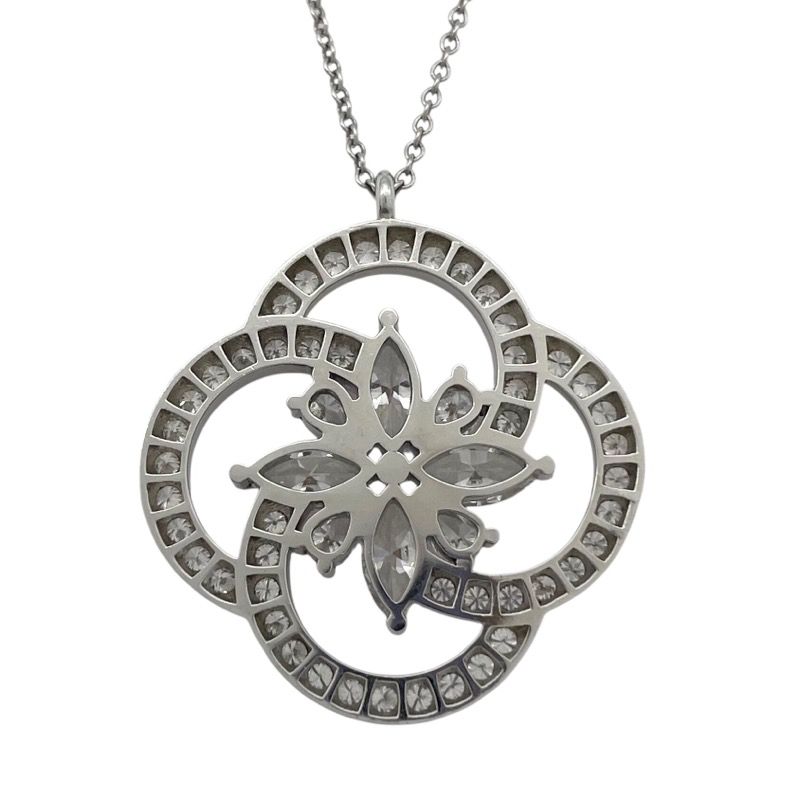Tiffany & Co. Victoria Cluster Diamond Necklace in Platinum