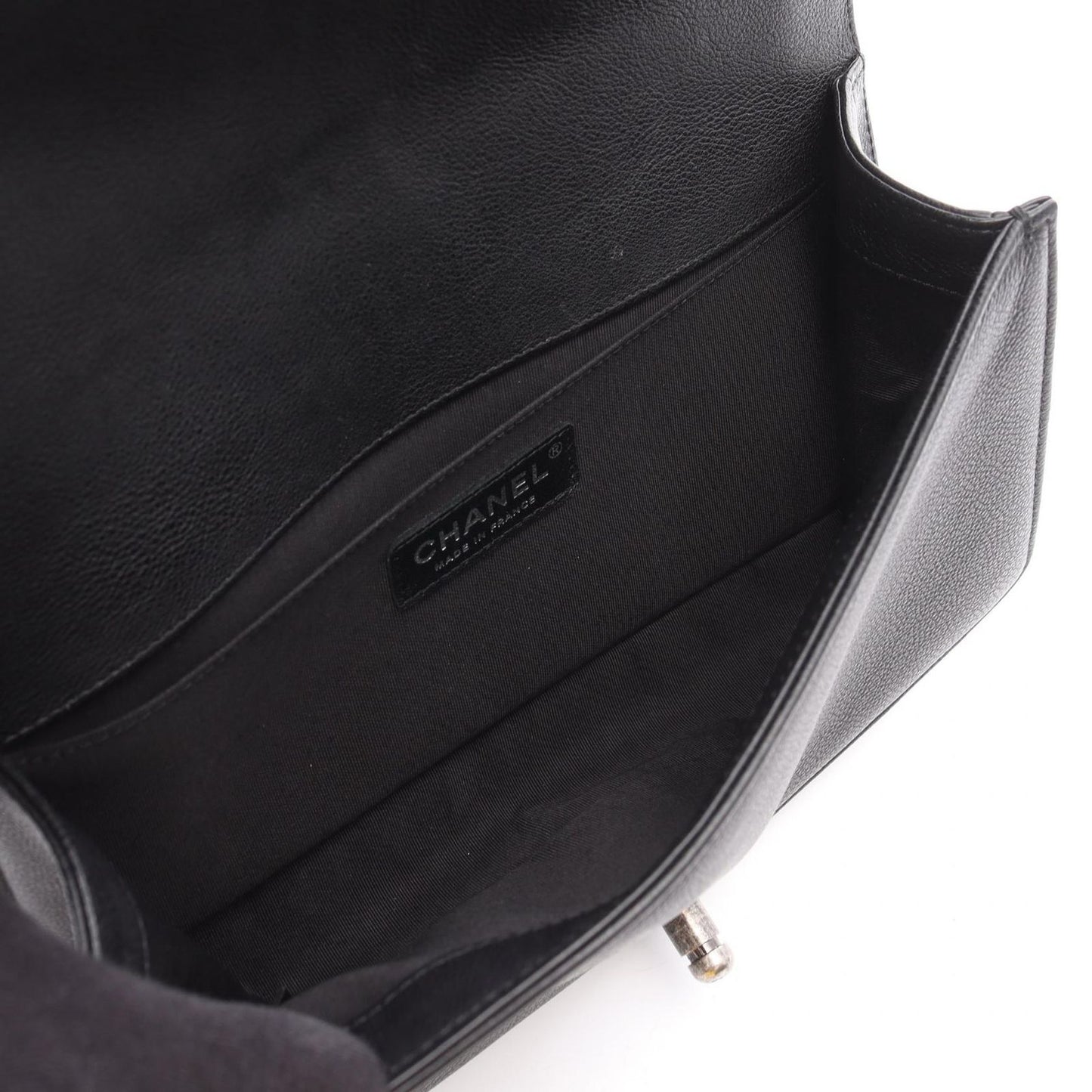 CHANEL Boy Chanel Shoulder Bag A67086 in Black Leather