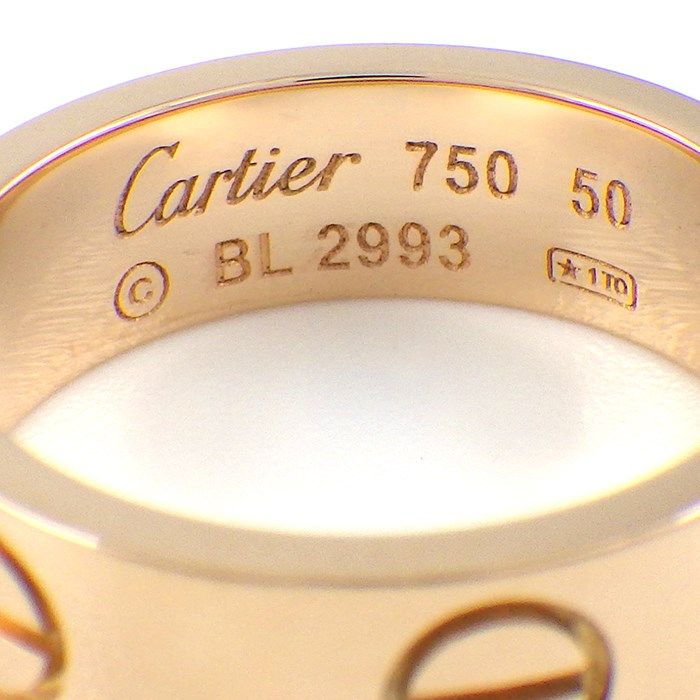 Cartier Love Ring MM in K18 Pink Gold - Timeless Elegance