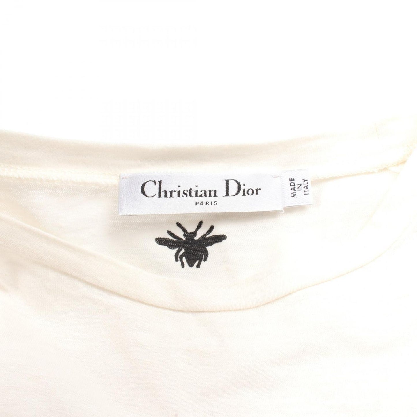 Dior J'ADIOR 8 Cotton T-Shirt - Exquisite Ivory Elegance