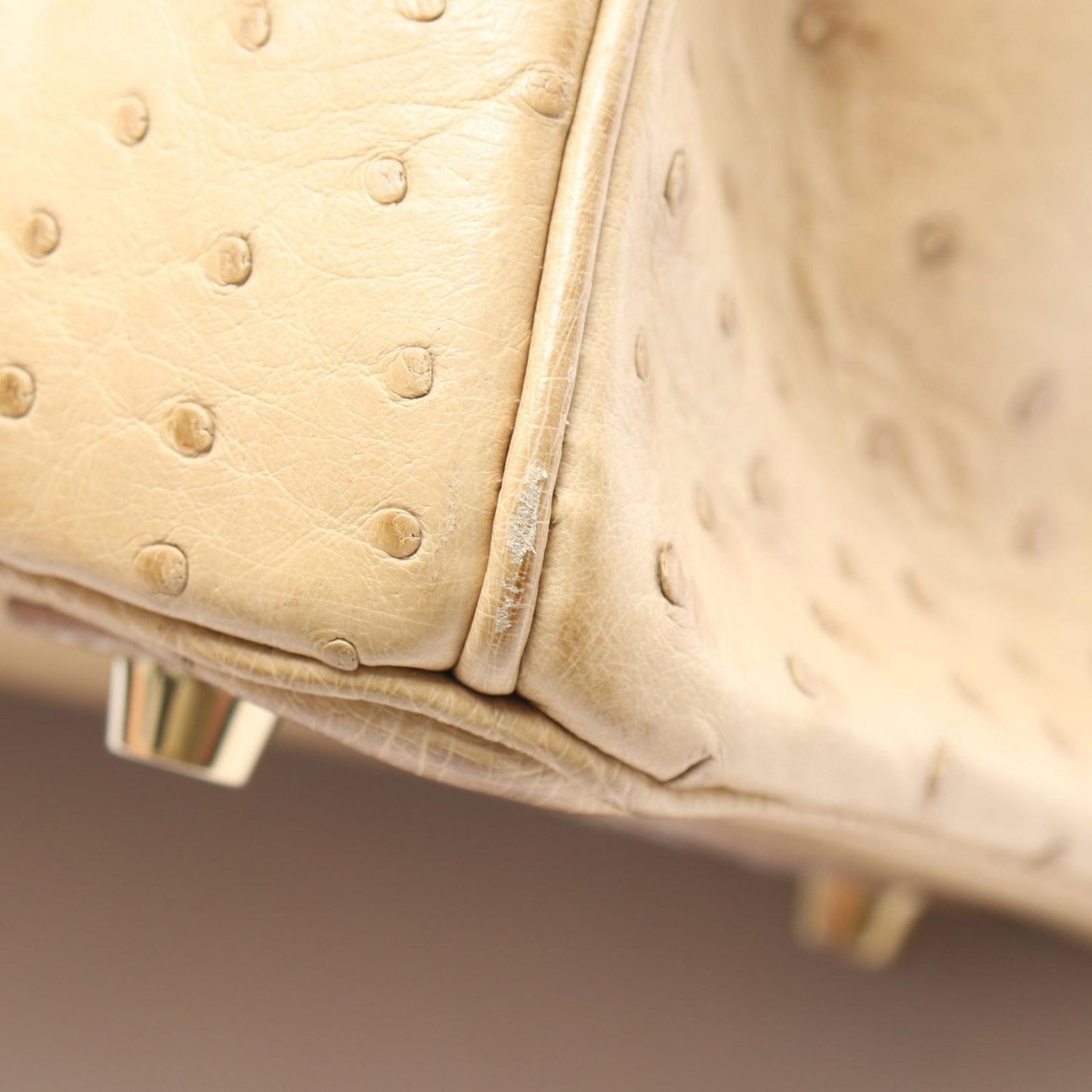 HERMES Birkin 30 Blanc Cassé Handbag - Timeless Elegance