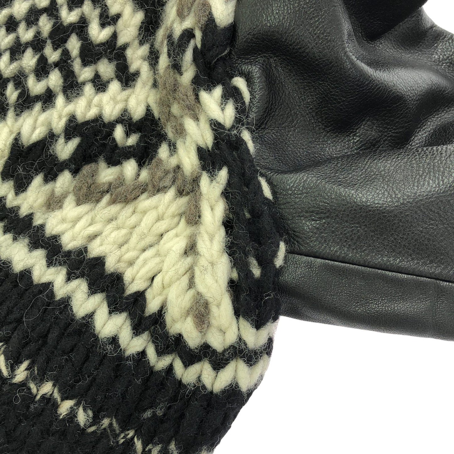 eYe COMME des GARCONS JUNYA WATANABE MAN Black Leather Jacket