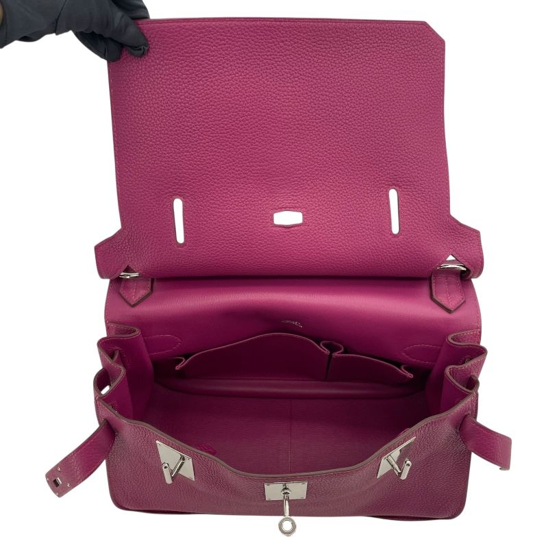 HERMES Gypsière 34 in Tosca with Silver Hardware - Exquisite Craftsmanship