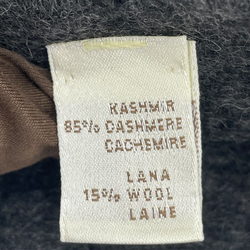 HERMES Cashmere/Wool Scarf in Black/Gray - Unisex Luxury Accessory