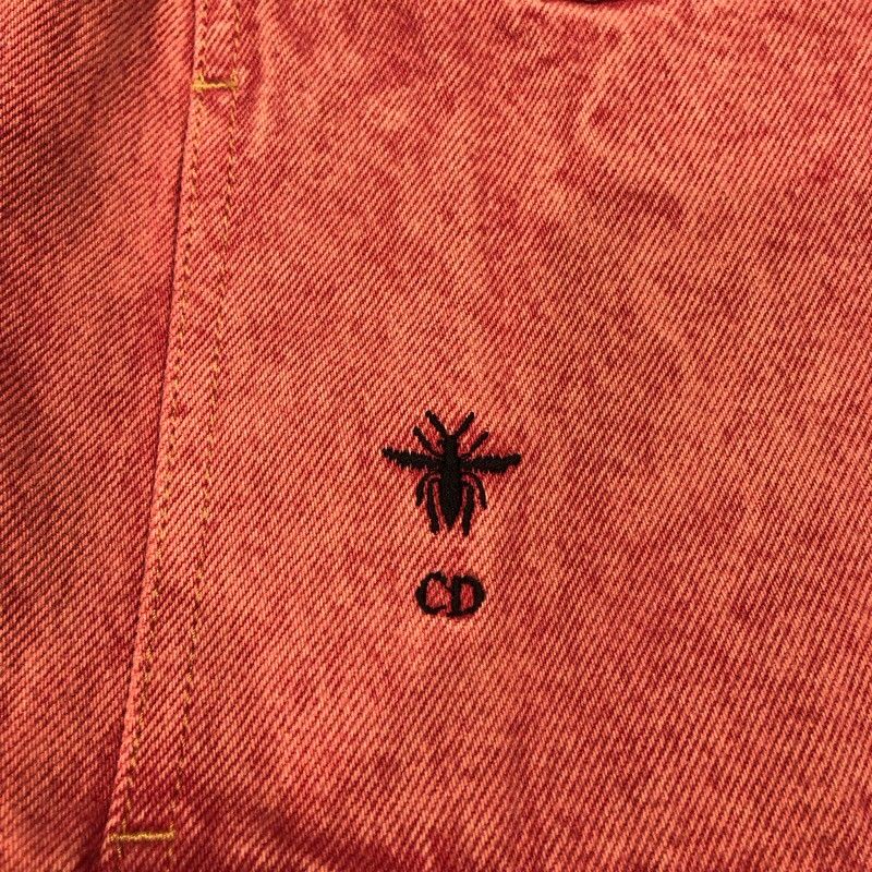 Christian Dior BEE Embroidered Denim Vest - Exquisite Cotton Jacket