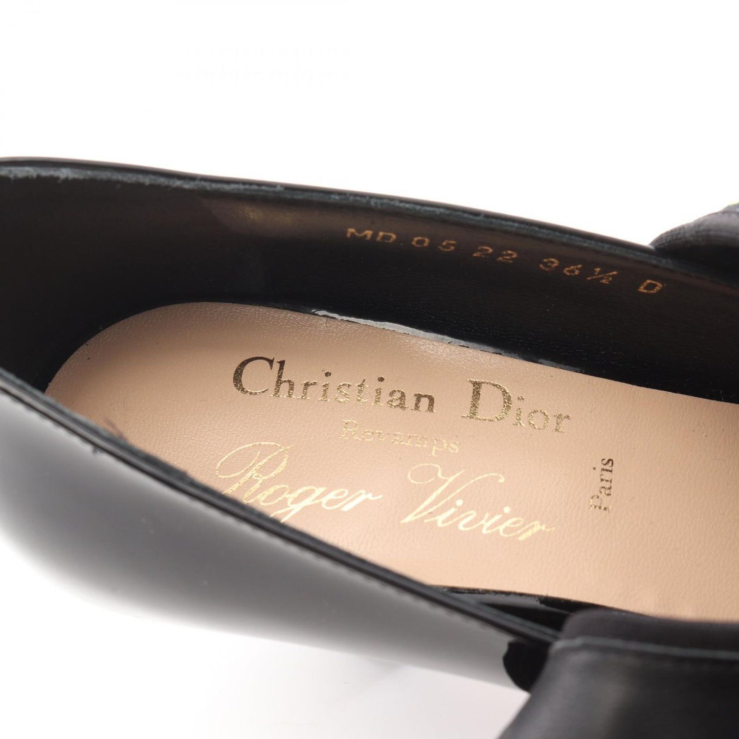 Dior x Roger Vivier Patent Leather Sandals - Exclusive Design