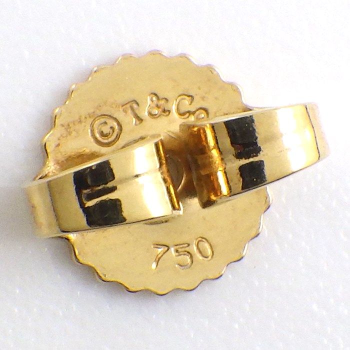 Tiffany & Co. Kiss X Cross K18YG Earrings - Exquisite Craftsmanship