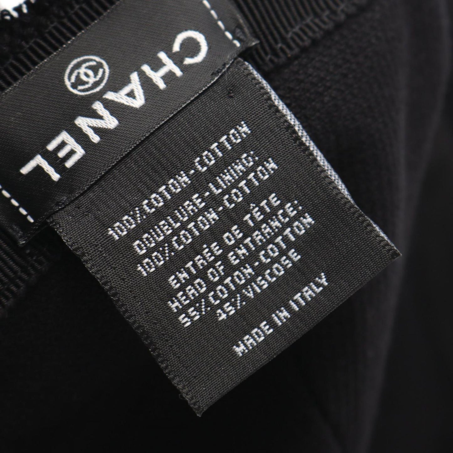 CHANEL Coco Mark Black Pile Cap - Timeless Elegance