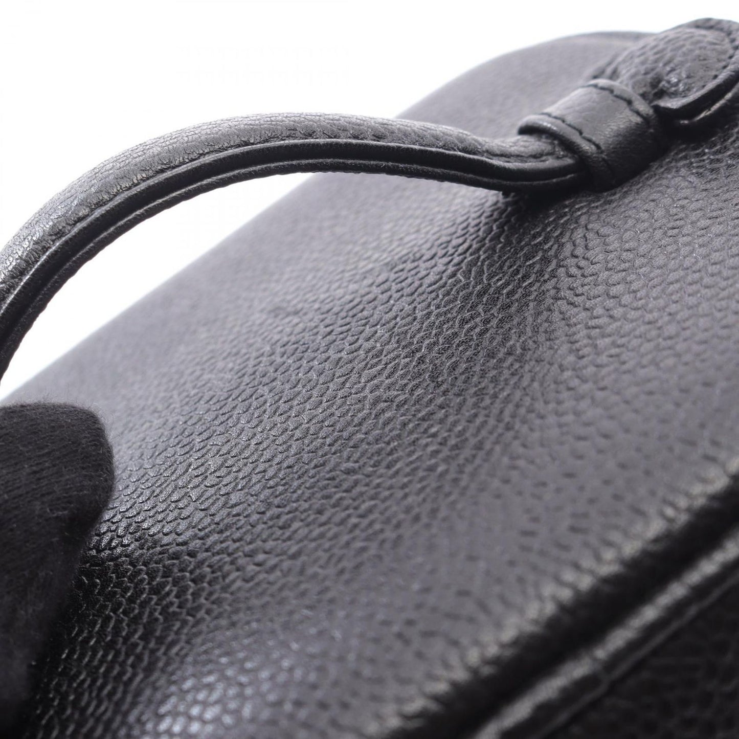 CHANEL Coco Mark Vanity Handbag in Black Caviar Skin - Timeless Elegance