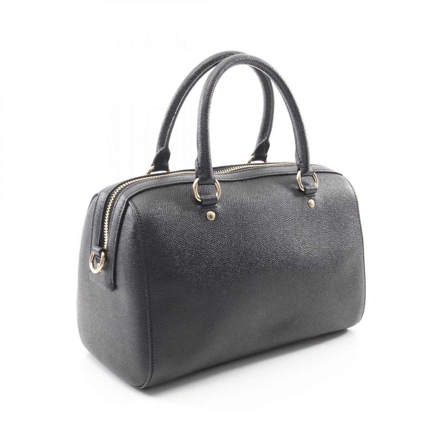 COACH Rowan Satchel Handbag in Black Leather - Timeless Elegance