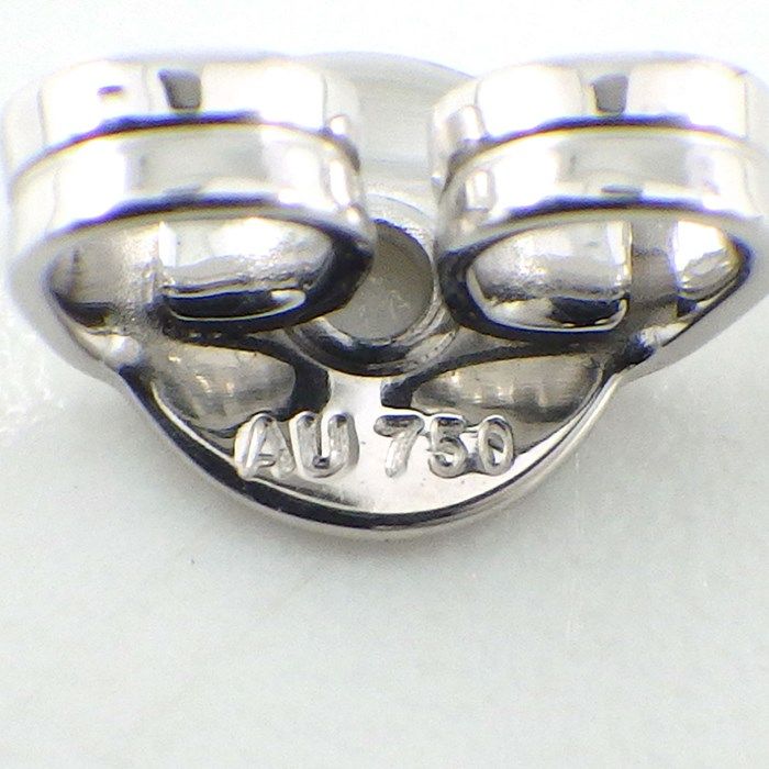 GUCCI G Logo Square Earrings in K18 White Gold - Exclusive Piece