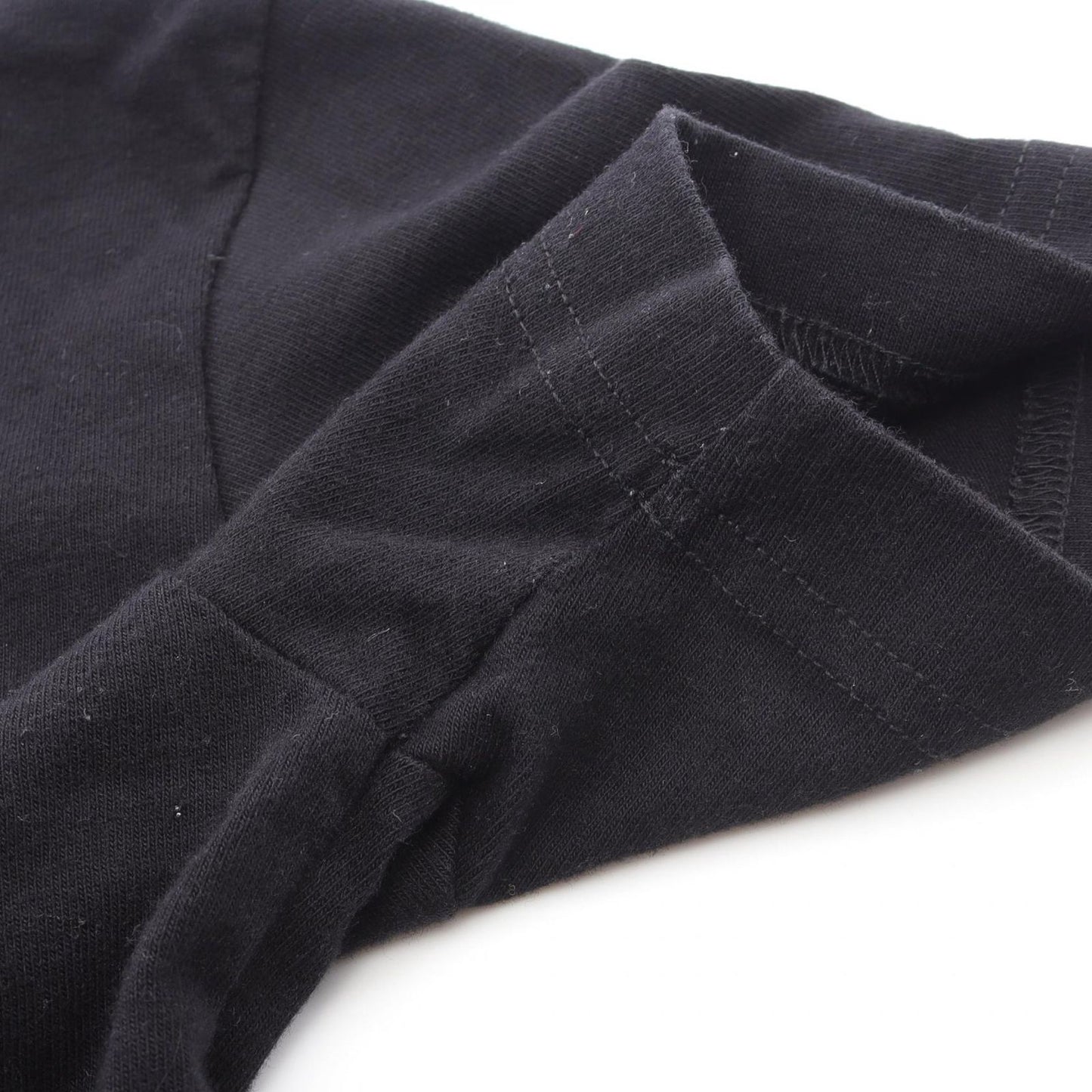 BALENCIAGA Black Cotton Logo Embroidered T-Shirt - Size S