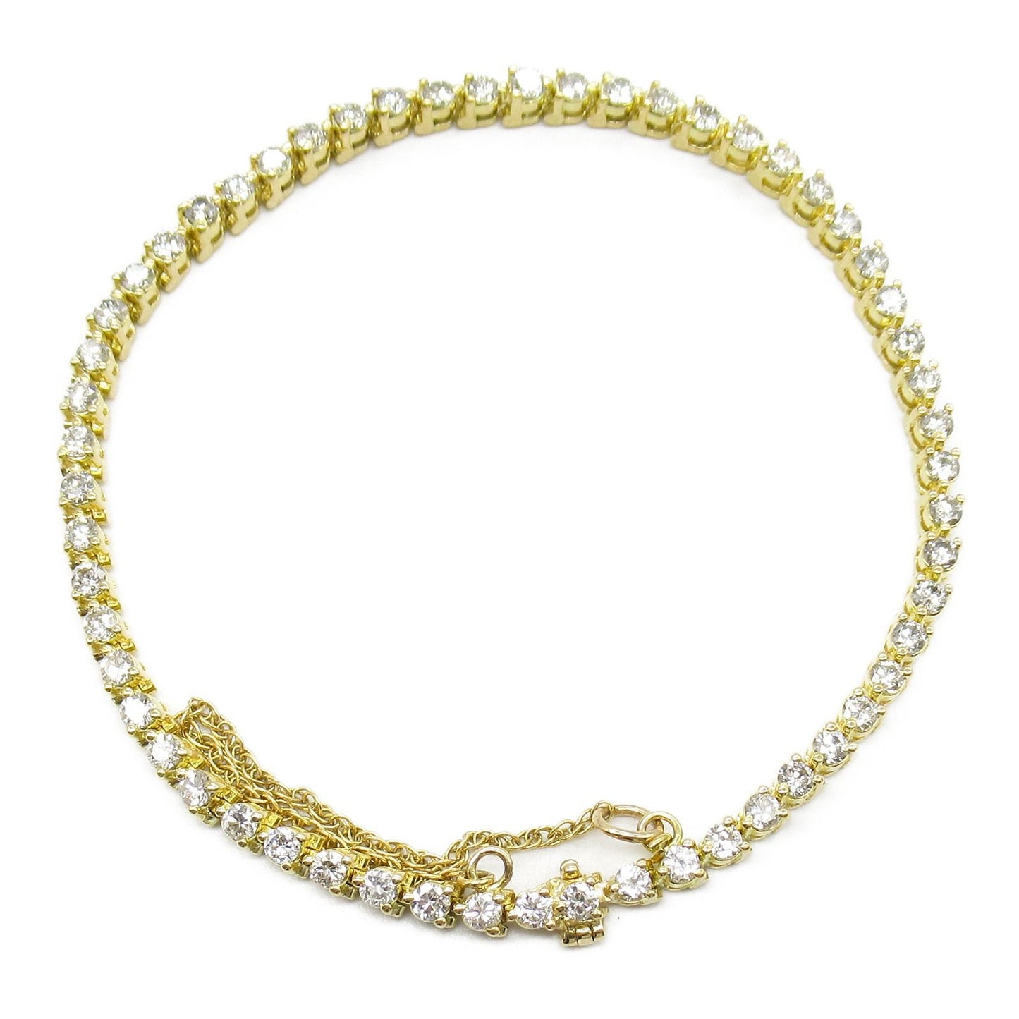 Exquisite K18 Yellow Gold Diamond Bracelet - 3.06ct Luxury