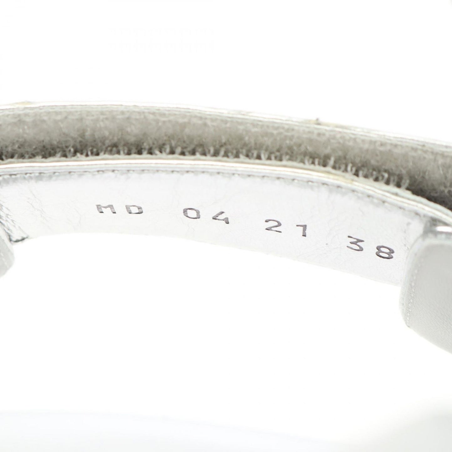 Dior DIORACT Leather Sandals - Exquisite Silver Elegance