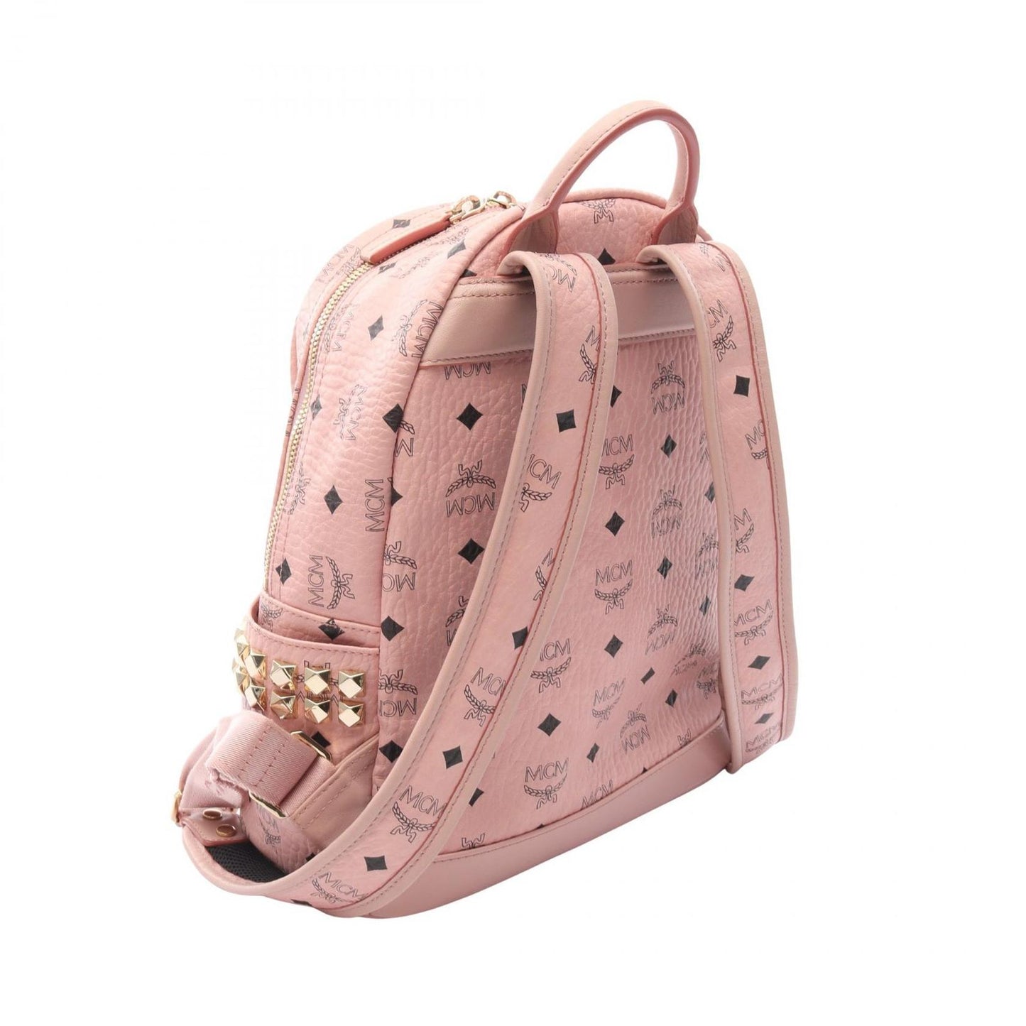 MCM Visetos Pink Leather Backpack - Exquisite Craftsmanship