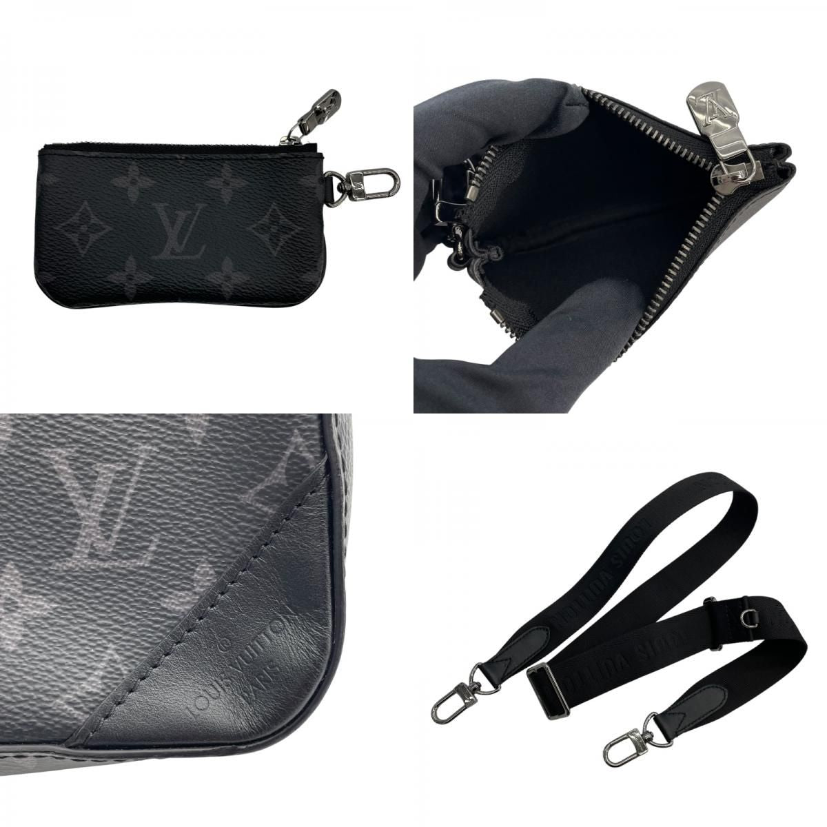 Louis Vuitton Trio Messenger Bag - Monogram Eclipse Black