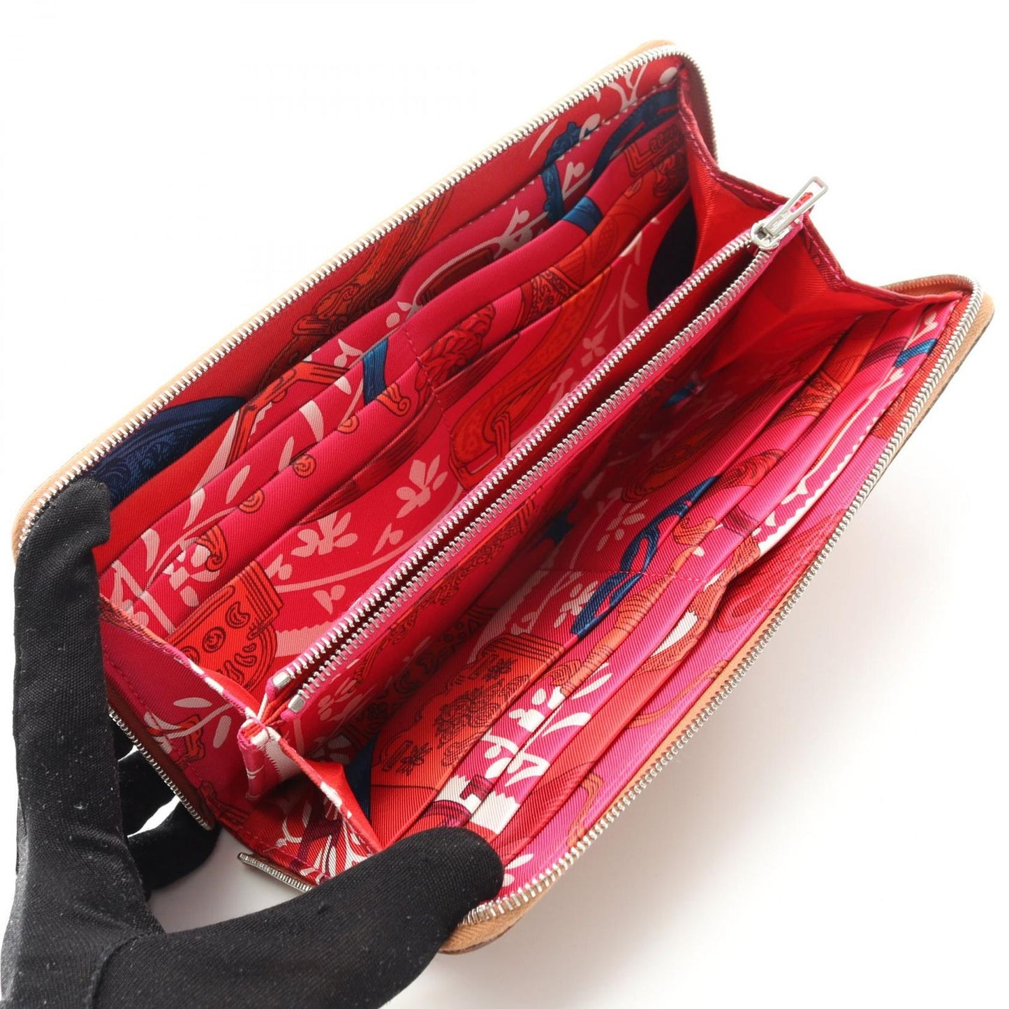 HERMES Azap Long Silk-In Wallet in Gold - Exquisite Craftsmanship