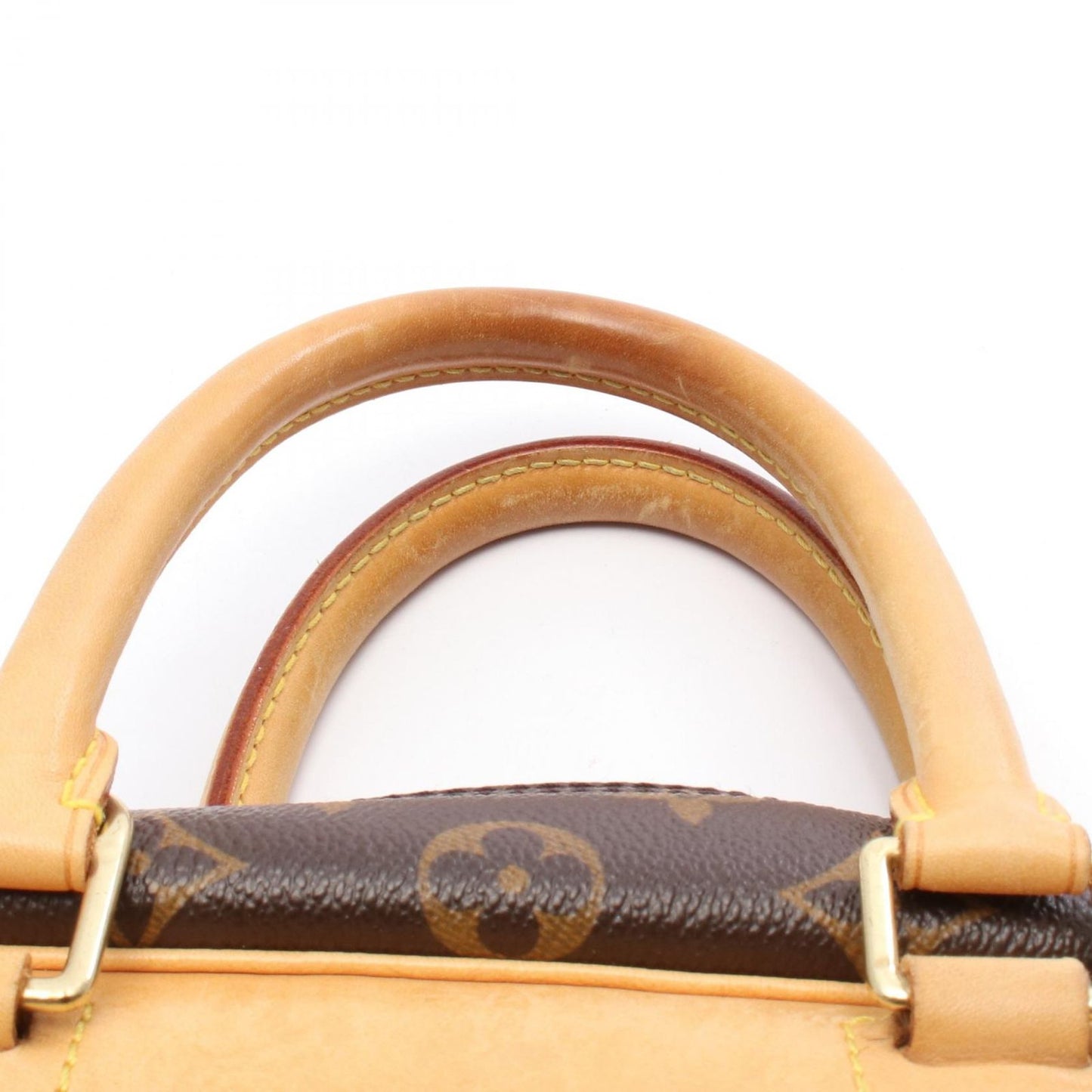 Louis Vuitton Deauville Bowling Vanity Monogram Handbag - Timeless Elegance