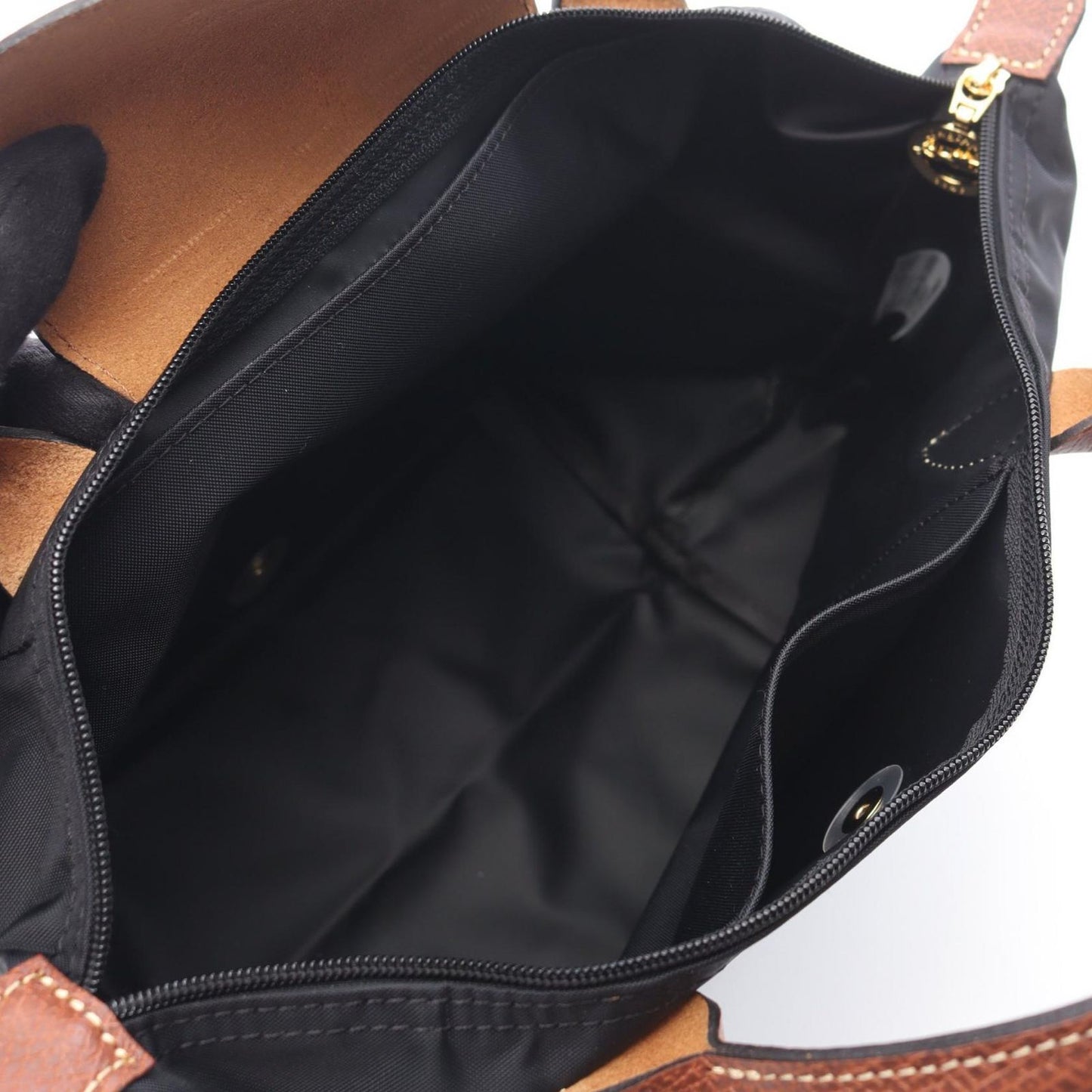 Longchamp Le Pliage Original S Handbag - Black Canvas & Leather