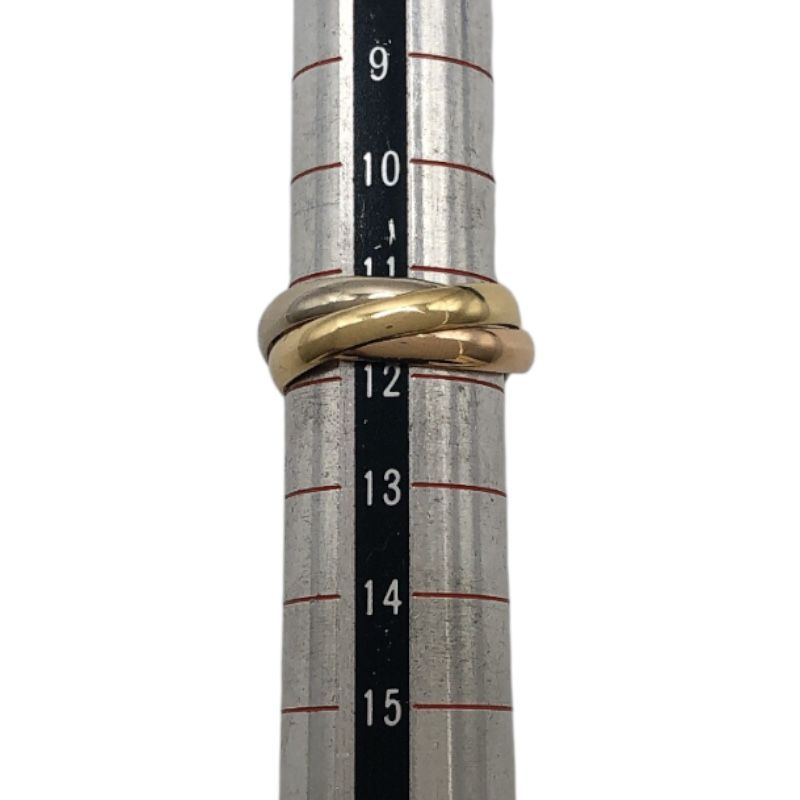 Cartier Trinity Ring in K18WG/K18PG/K18YG - A Timeless Masterpiece