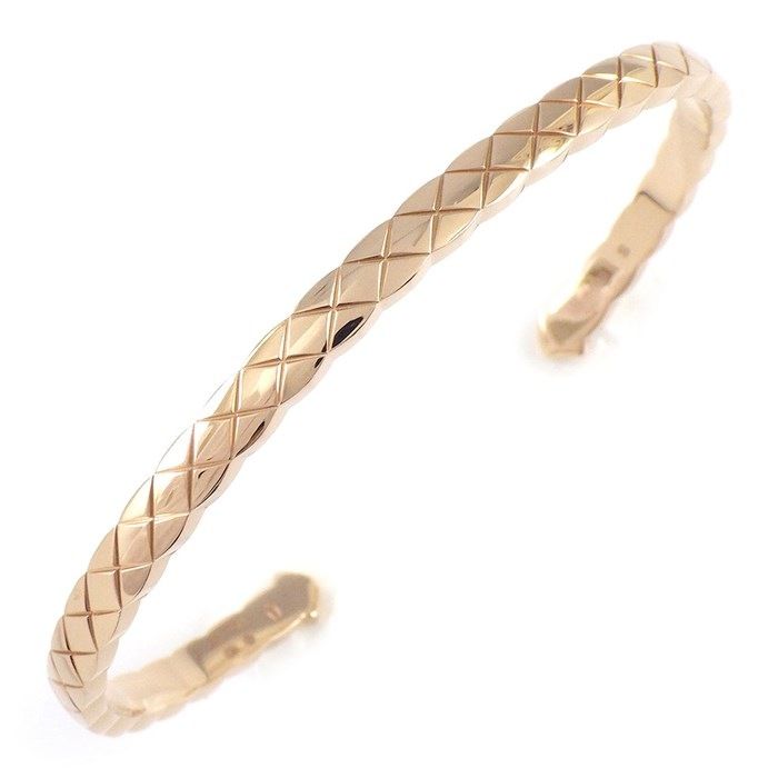 CHANEL Coco Crush Bracelet in K18 Pink Gold - Timeless Elegance