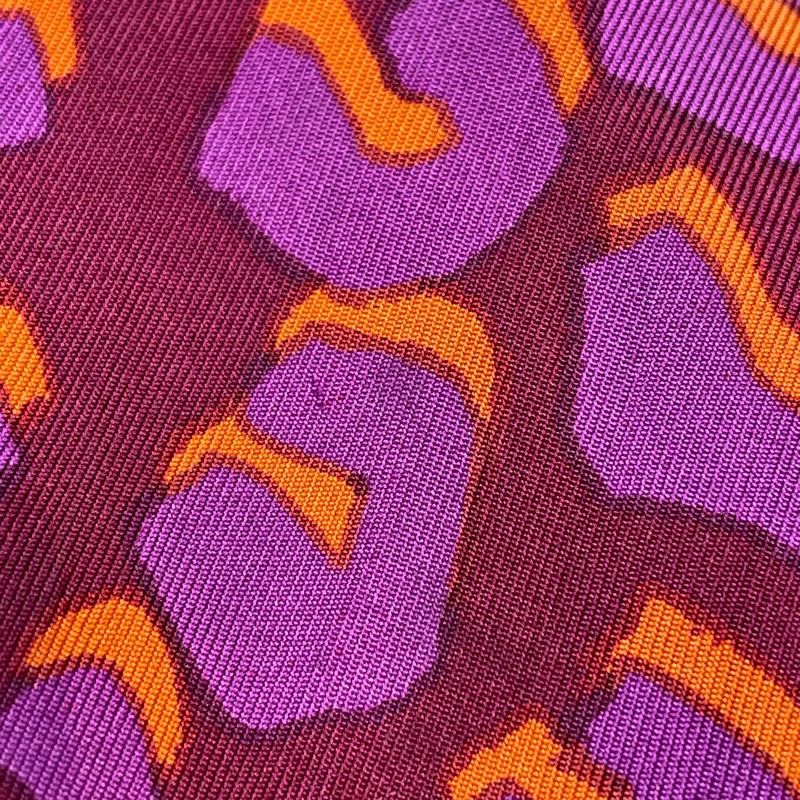 Louis Vuitton Leopard Print Silk Blouse in Purple - Size 34