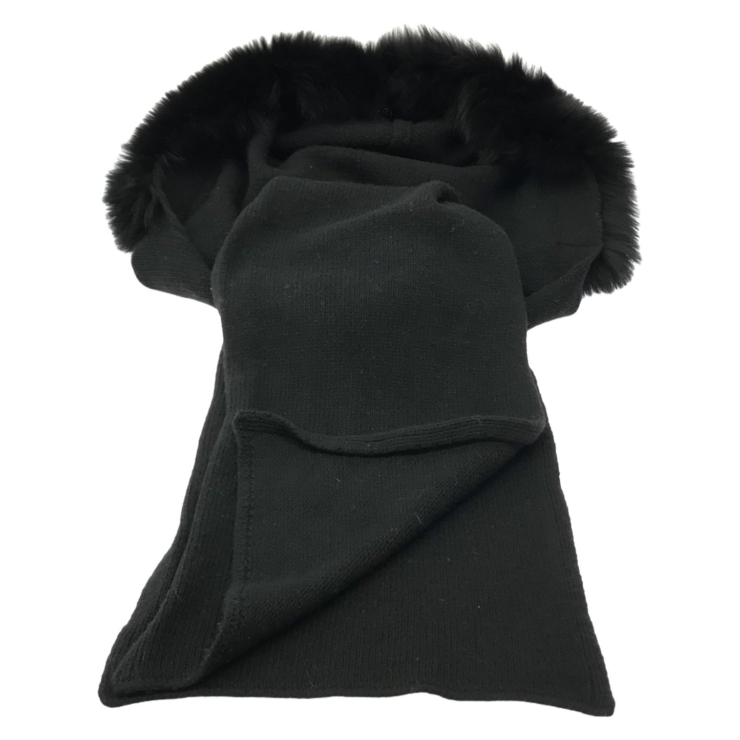 MAX MARA Black Wool Scarf - Timeless Elegance