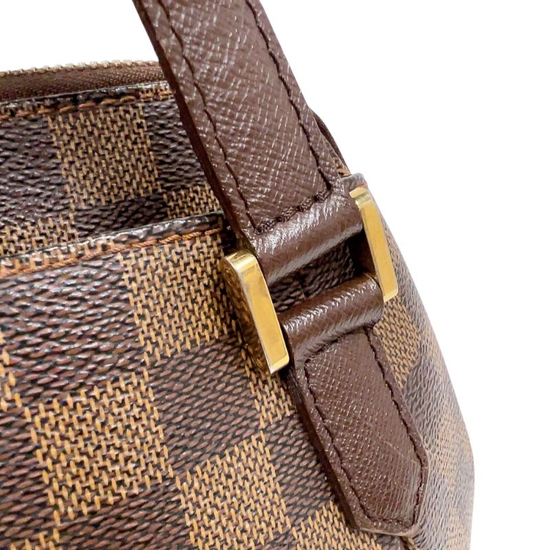 Louis Vuitton Belem PM Handbag - Brown Damier Canvas with Gold Hardware