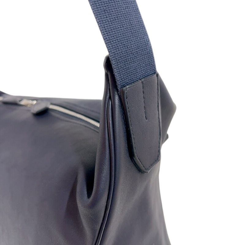 HERMES City Slide MM in Blue Nuit with Silver Hardware - 2016