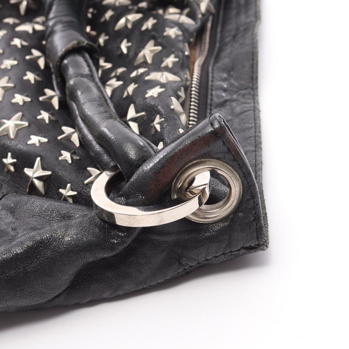 Jimmy Choo Sky Bag Black Leather Shoulder Bag - Timeless Elegance