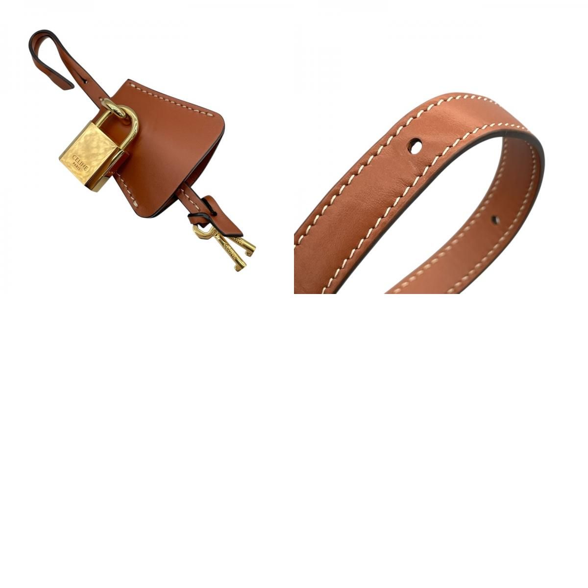 CELINE Horizontal Cabas Brown Trionf Canvas Shoulder Bag