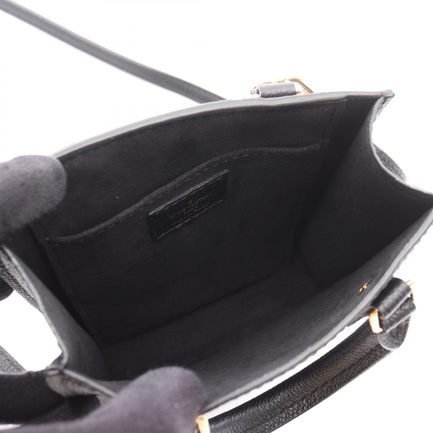 Louis Vuitton Petite Sac Plat Handbag - Noir Monogram Leather