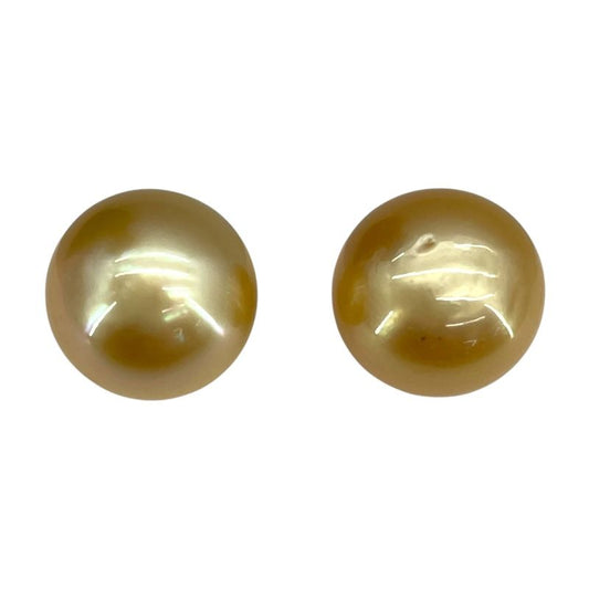 K18 Yellow Gold Pearl Earrings - Exquisite Luxury Jewelry