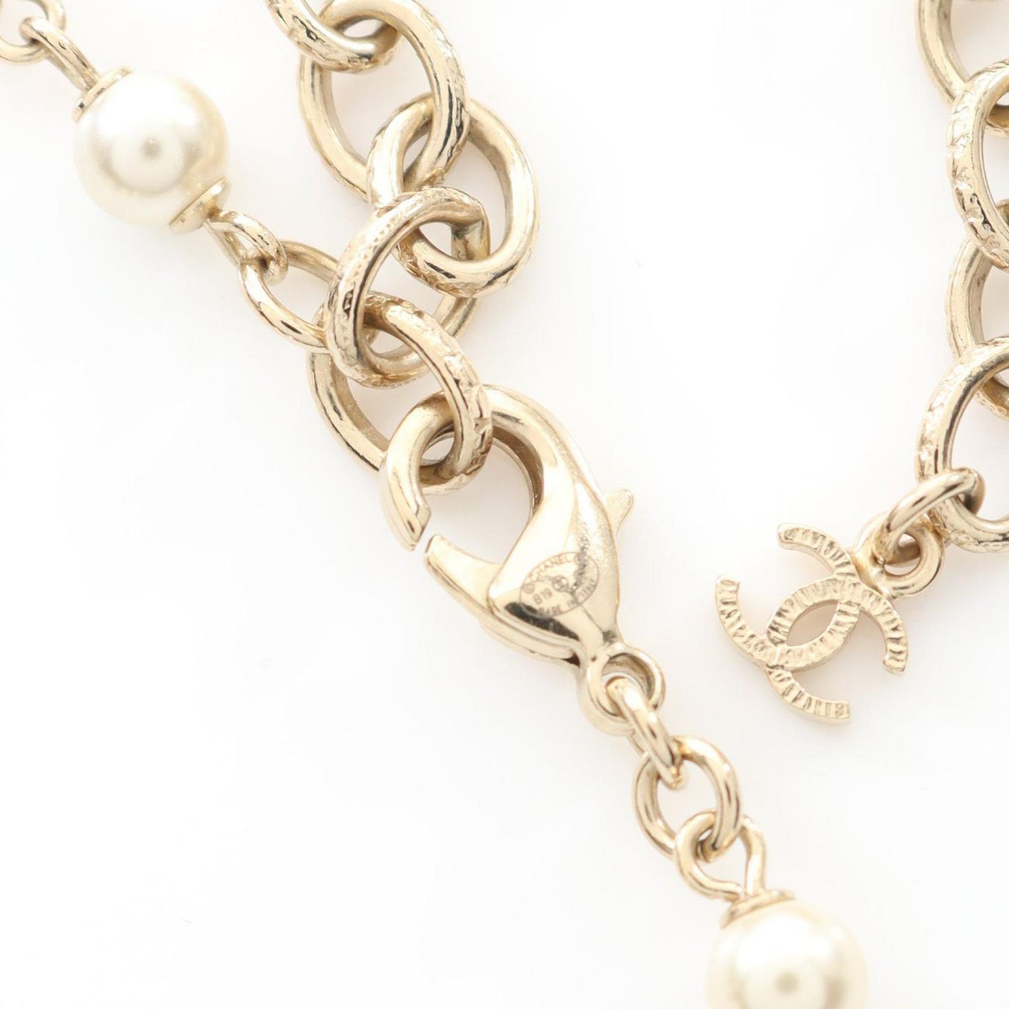CHANEL Coco Mark Gold-Plated Necklace - Timeless Elegance