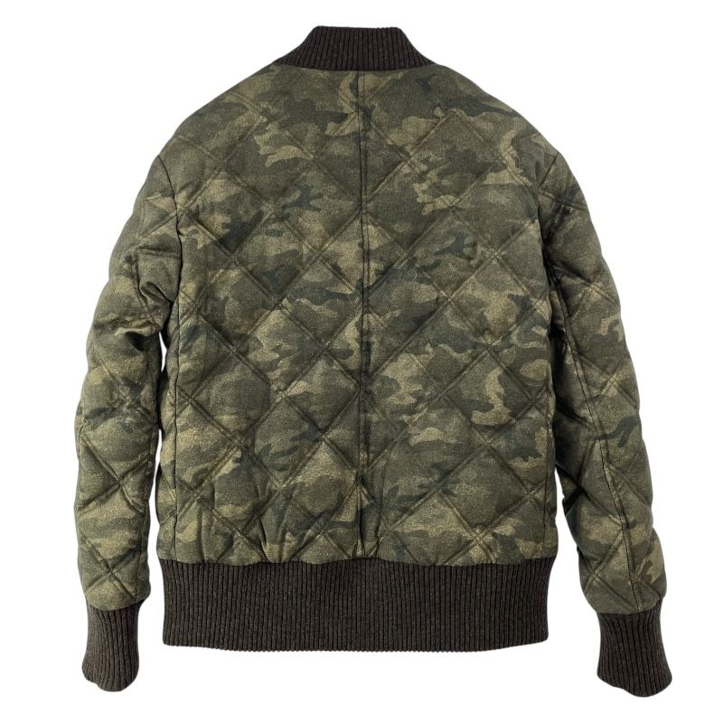 TATRAS Camouflage Down Blouson in Khaki - Exclusive Men's Outerwear