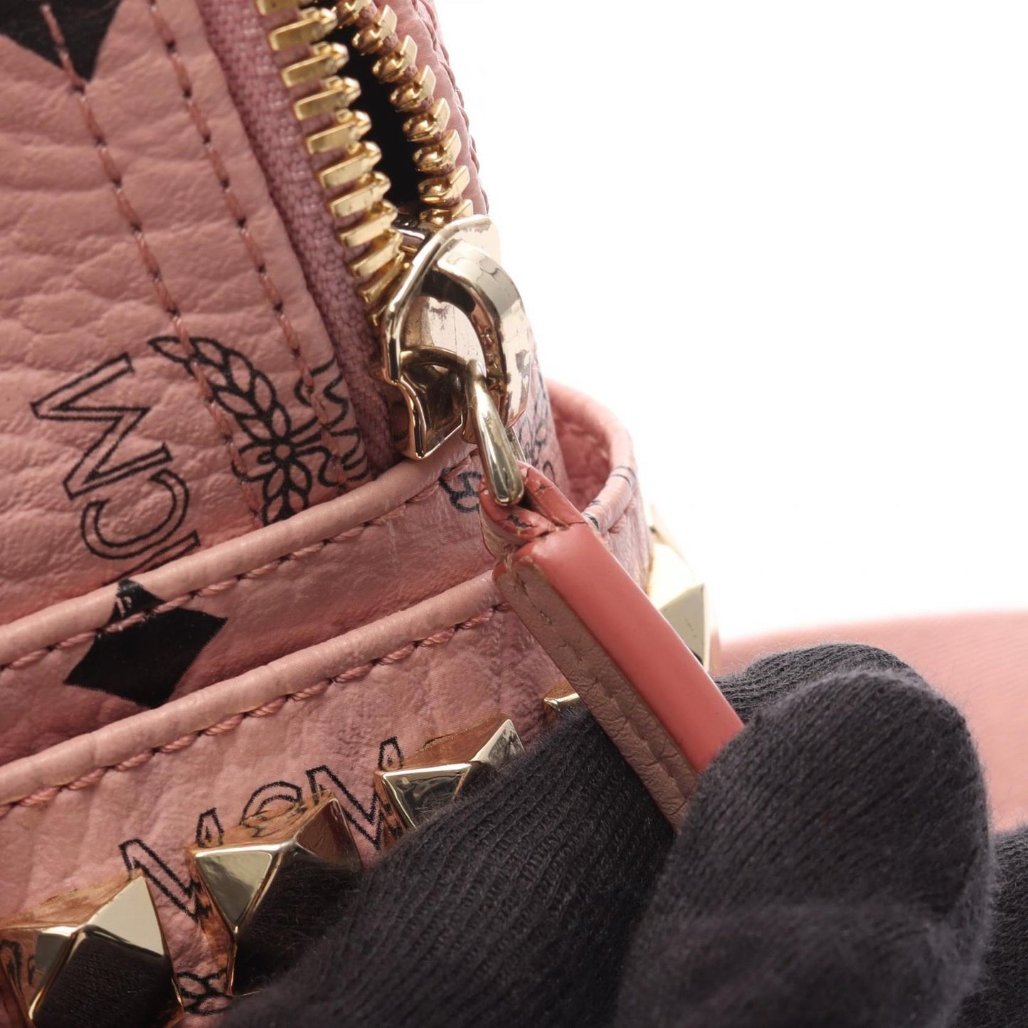 MCM Visetos Pink Leather Backpack - Exquisite Craftsmanship