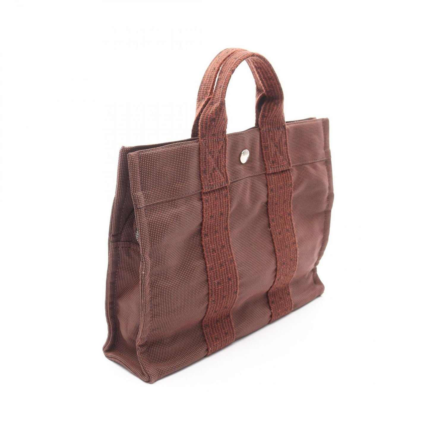 HERMES Élan Line PM Tote Bag in Brown Canvas - Exquisite Craftsmanship