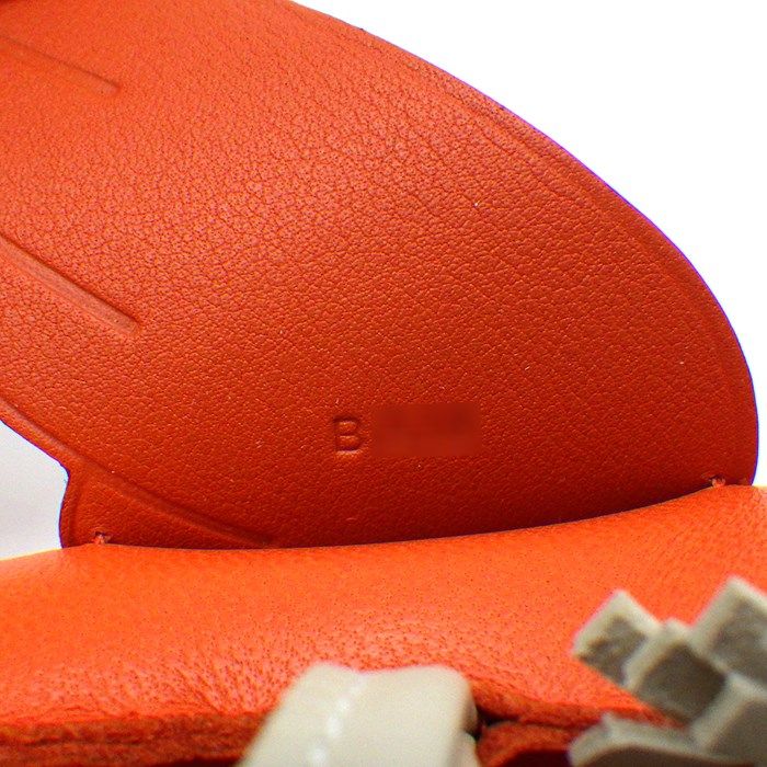 HERMES Rodeo Pegasus PM Bag Charm - Orange Poppy/Creme 2023