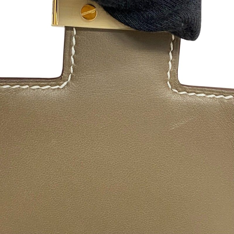 HERMES Constance 3 Mini in Etoupe with Gold Hardware - Exquisite Craftsmanship