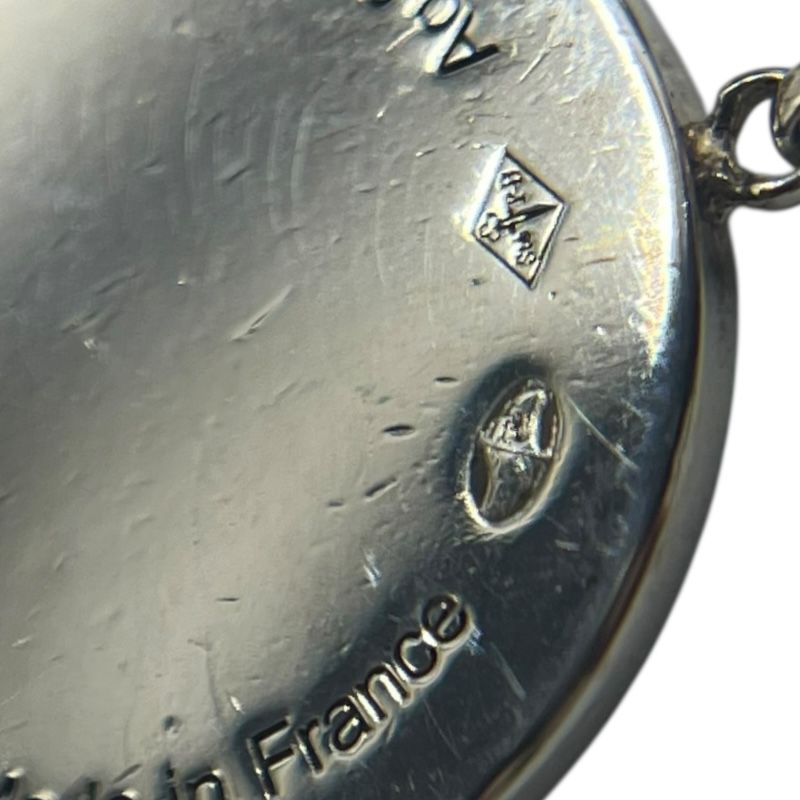 HERMES Ex Libris Silver & Gold Earrings - Timeless Elegance