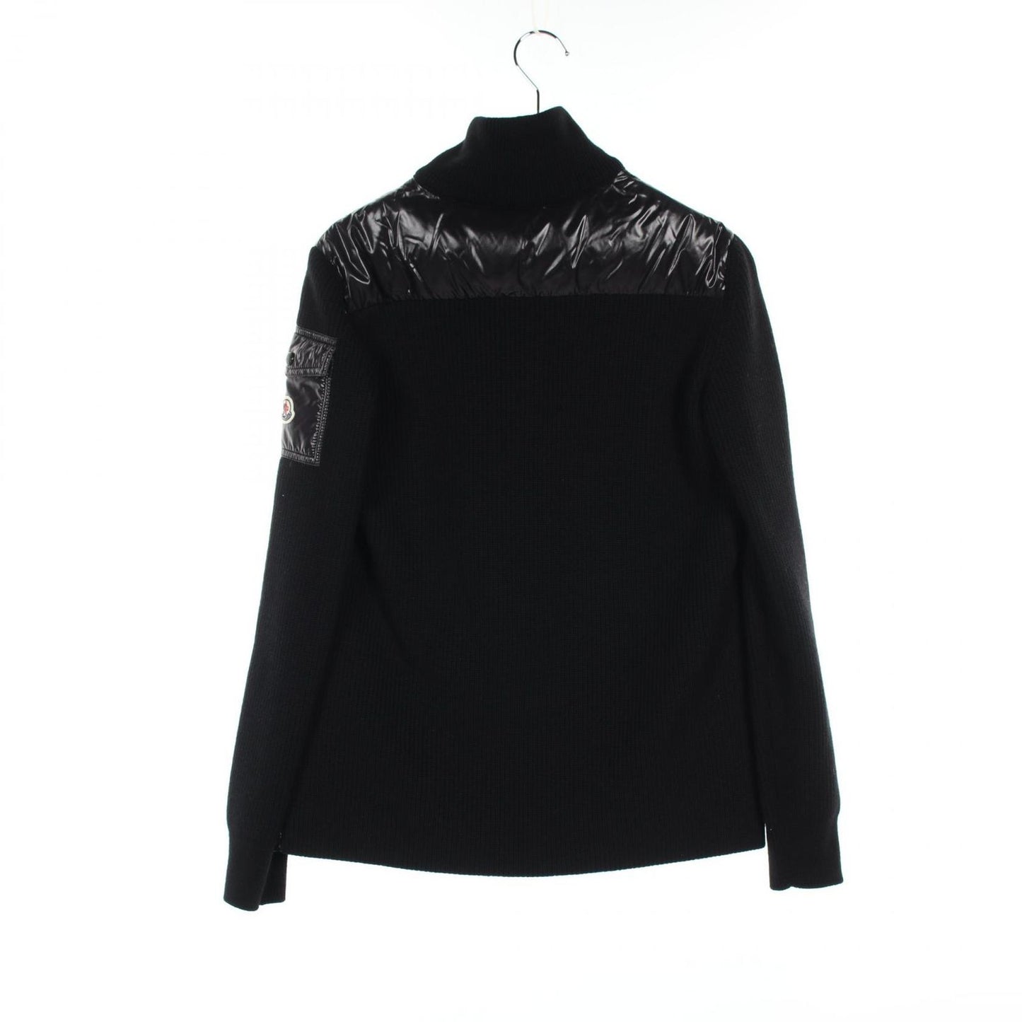 MONCLER Tricot Down Jacket in Black - Exquisite Wool & Nylon Blend