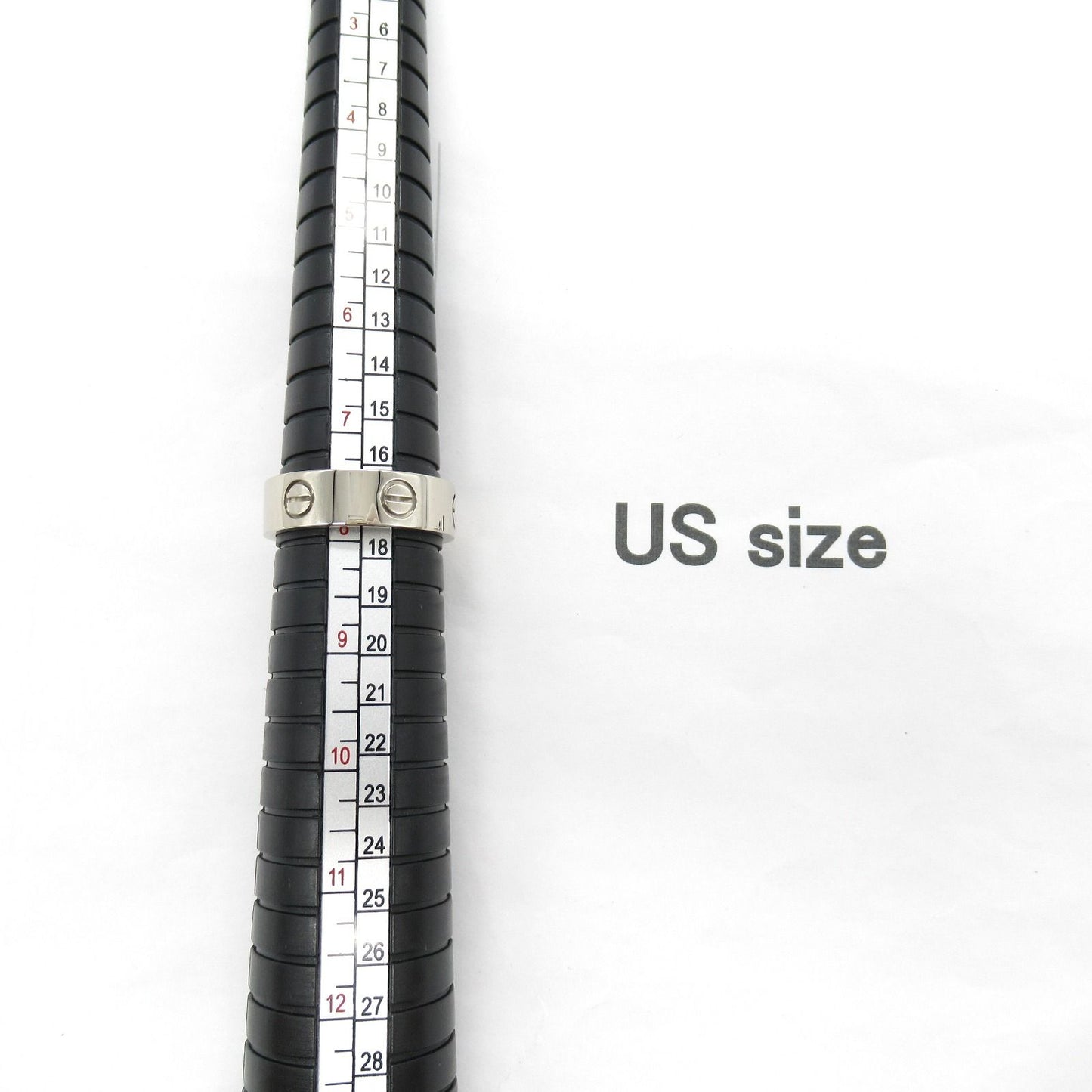 Cartier Love Ring in K18 White Gold - Timeless Elegance