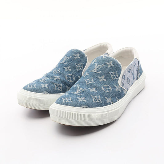 Louis Vuitton Trocadero Monogram Denim Slip-Ons - Exclusive Style