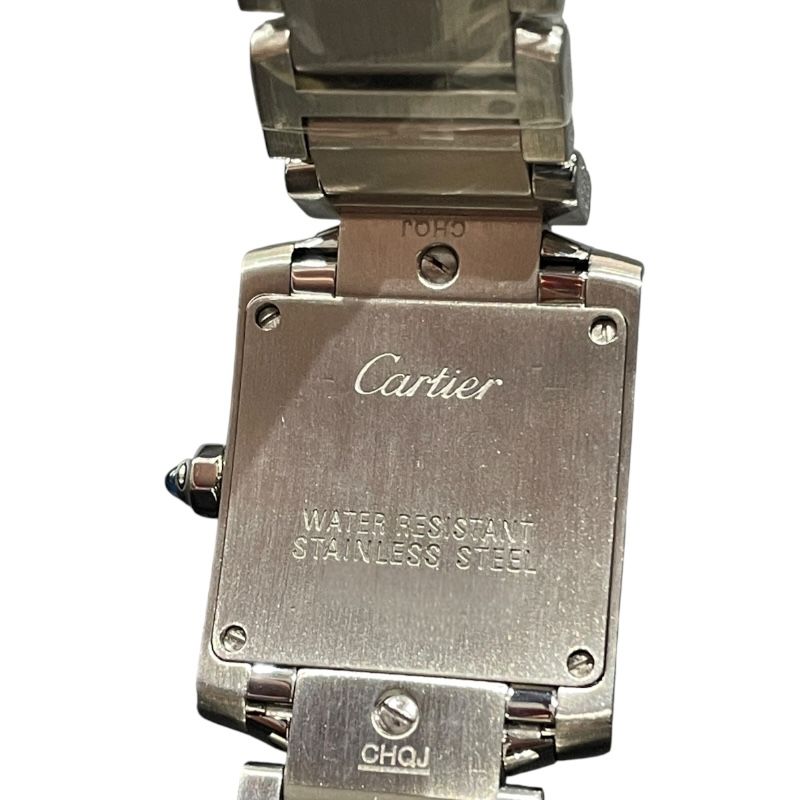 Cartier Tank Française SM W51008Q3 Ivory Dial Quartz Ladies Watch