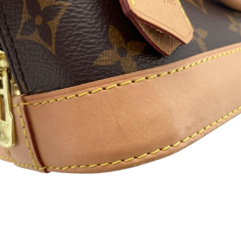 Louis Vuitton Alma BB Monogram Canvas Shoulder Bag - Brown
