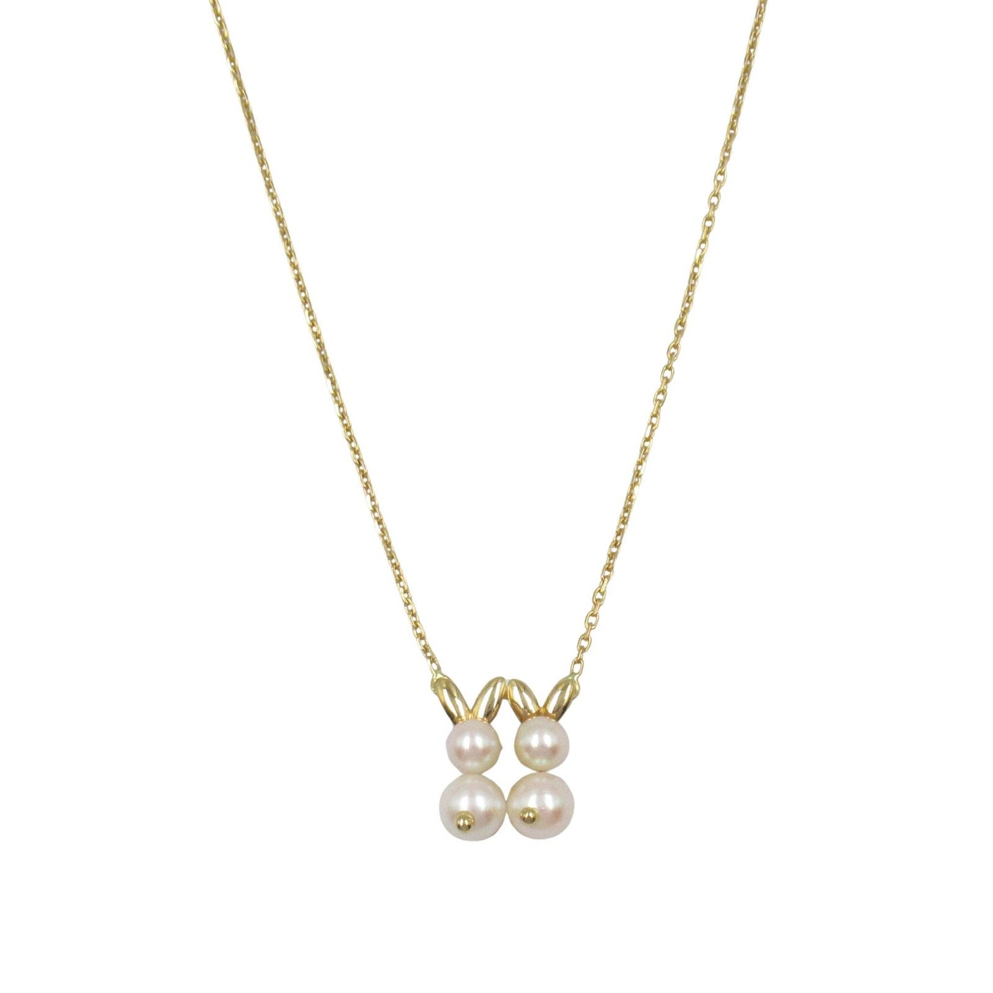 Van Cleef & Arpels Pearl Necklace in 18K Yellow Gold